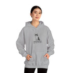 "Introverted But Will Pet Cats" Graphic Hoodie
