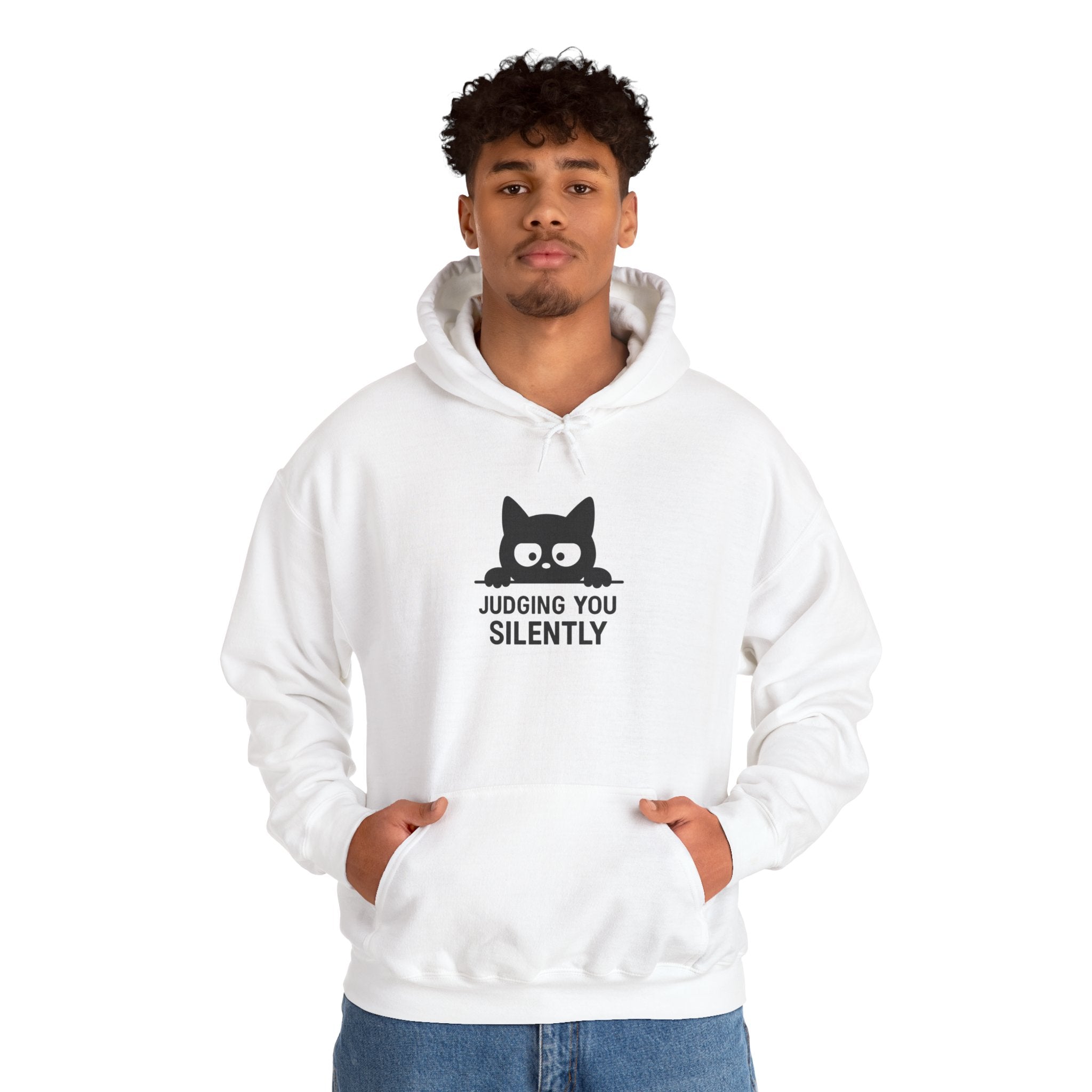Judging You Silently Cat Hoodie