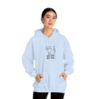"Get Off My Tail" Funny Cat Graphic Hoodie
