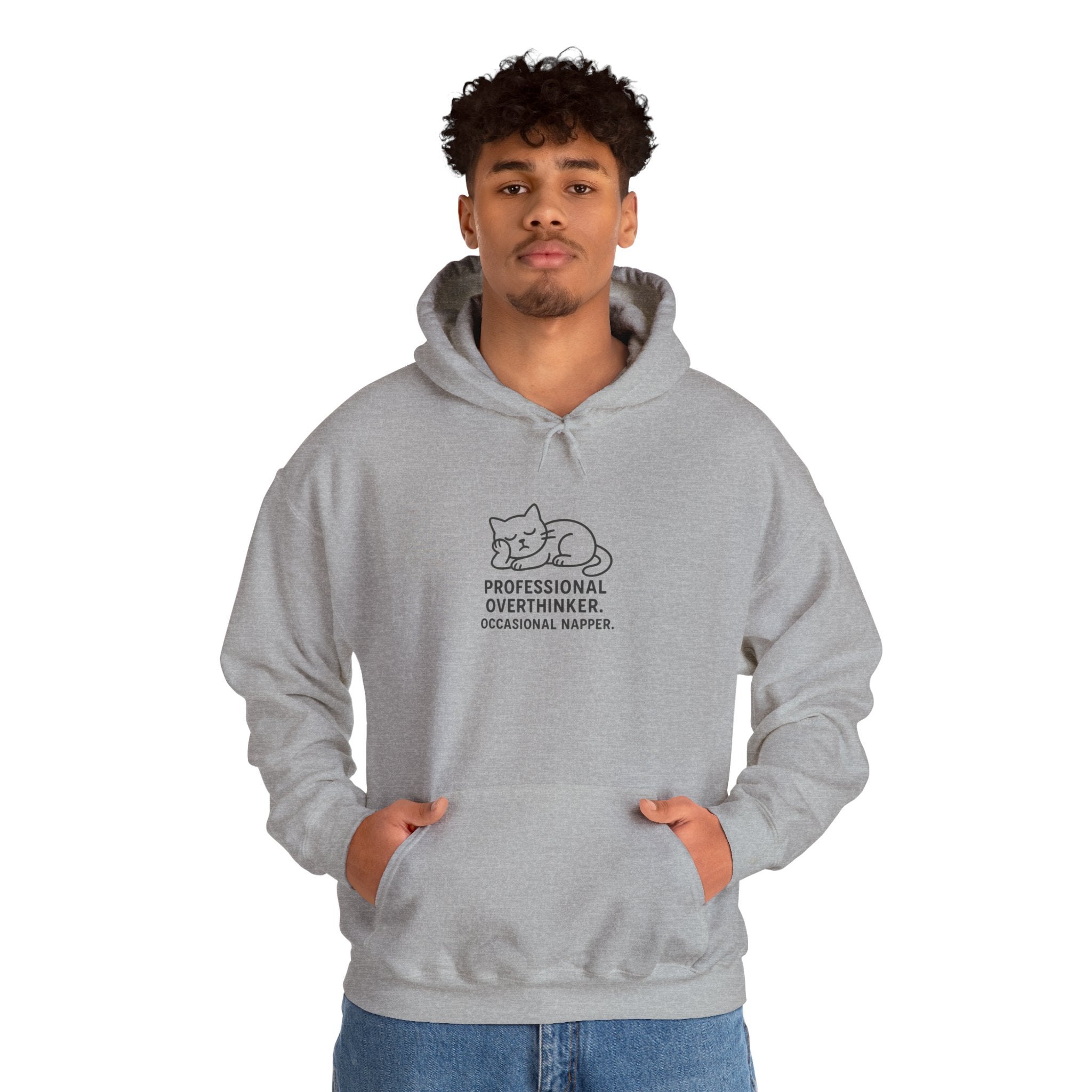 Professional Overthinker Cat Hoodie