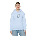 "Get Off My Tail" Funny Cat Graphic Hoodie