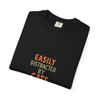 Easily Distracted by Cats T-Shirt