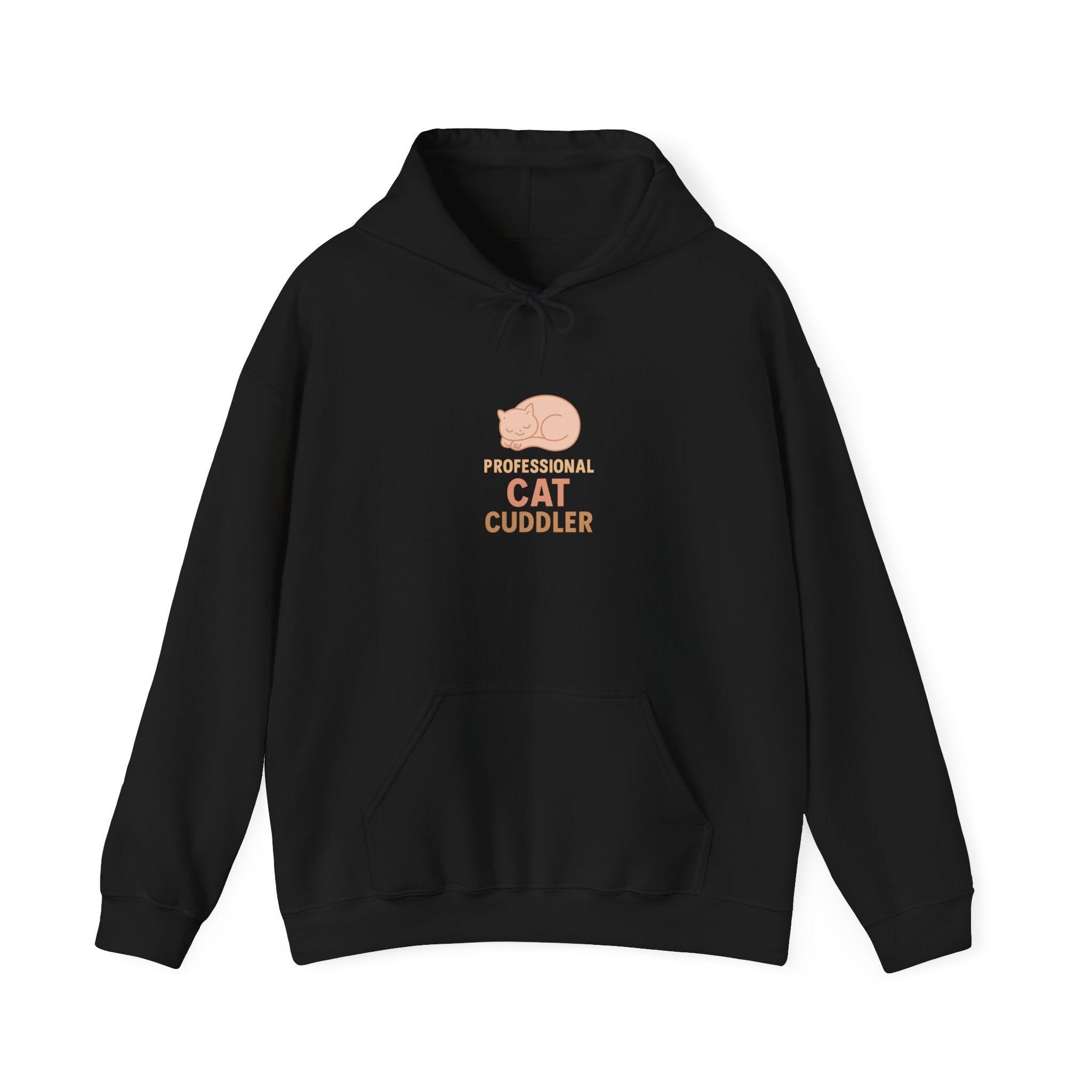 “Professional Cat Cuddler” Cute Cat Lover Hoodie