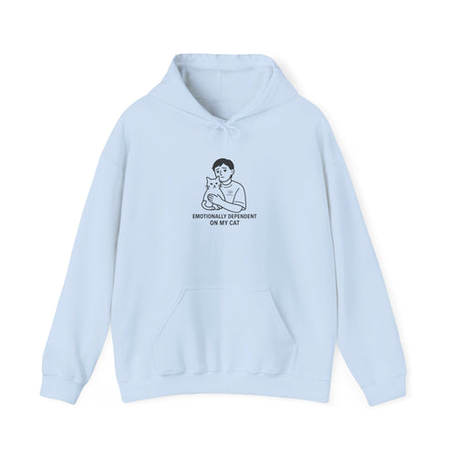 "Emotionally Dependent On My Cat" Graphic Pullover