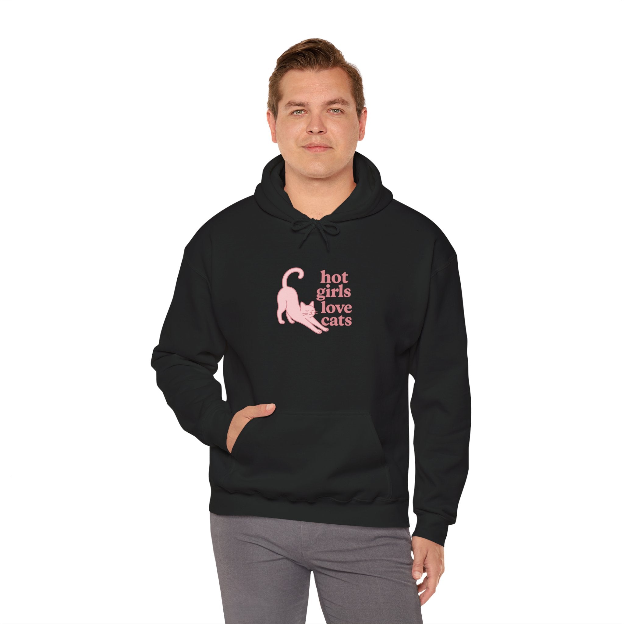Hot Girls Love Cats Hoodie