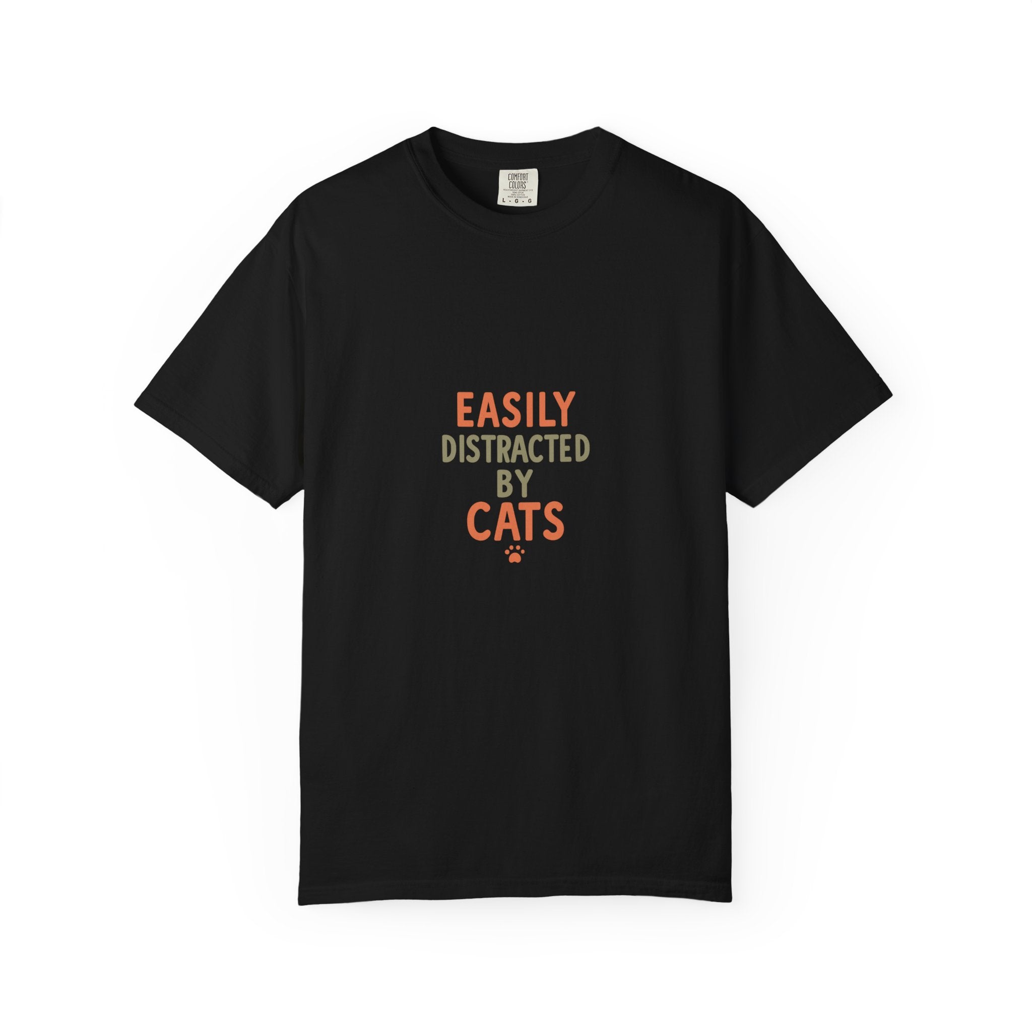 Easily Distracted by Cats T-Shirt