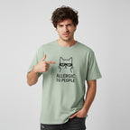 "Allergic to People" Cat Graphic Tee