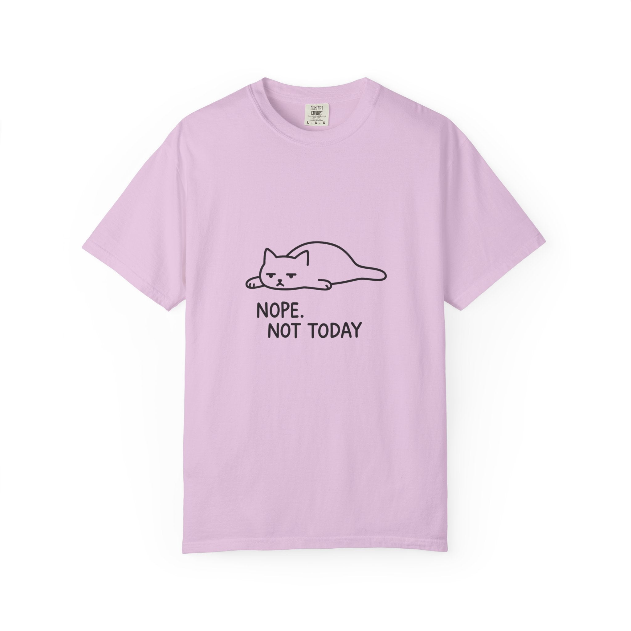 Nope Not Today Cat T-Shirt