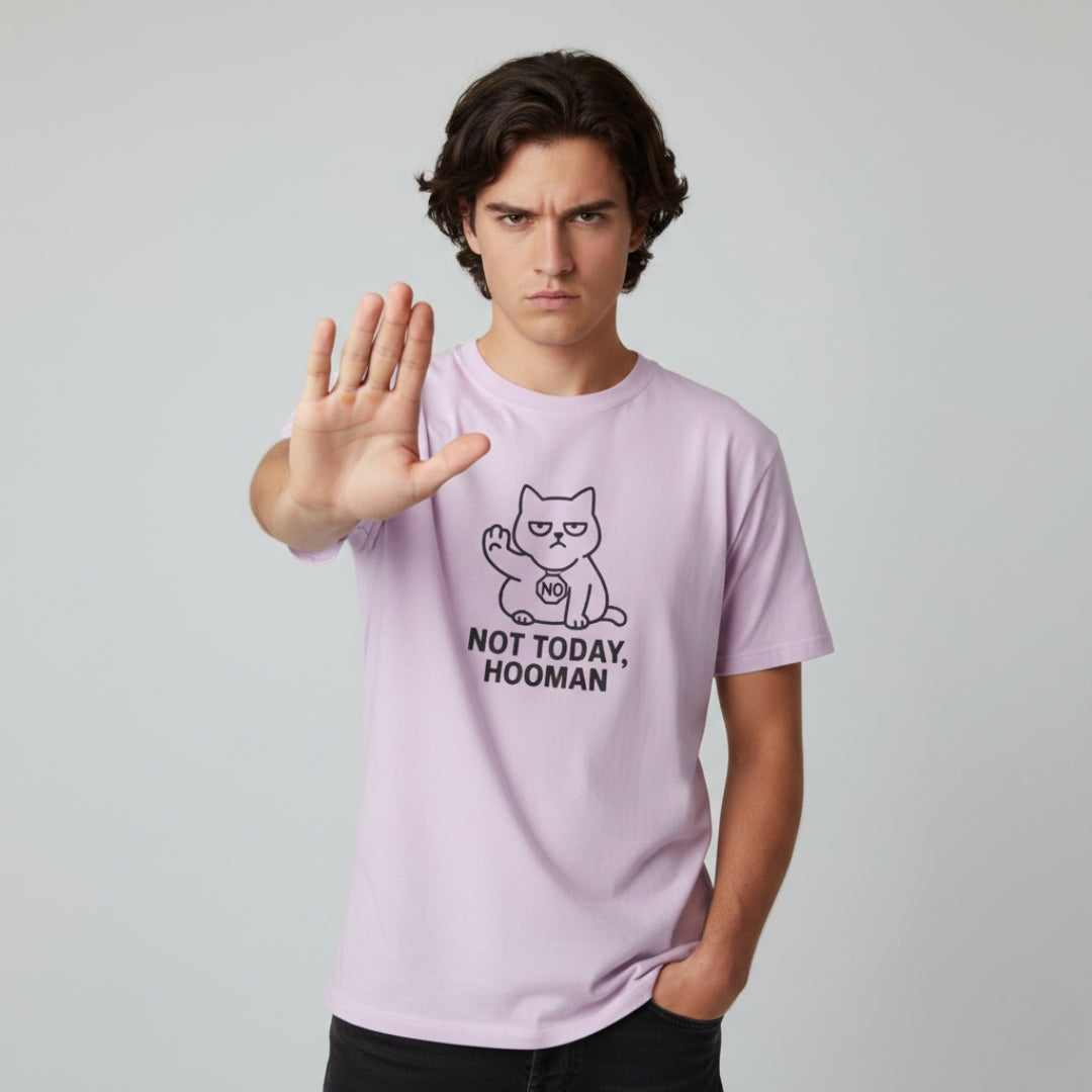 Not Today Hooman Cat T-Shirt