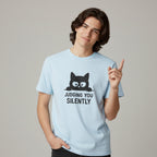 Judging You Silently Cat T-Shirt