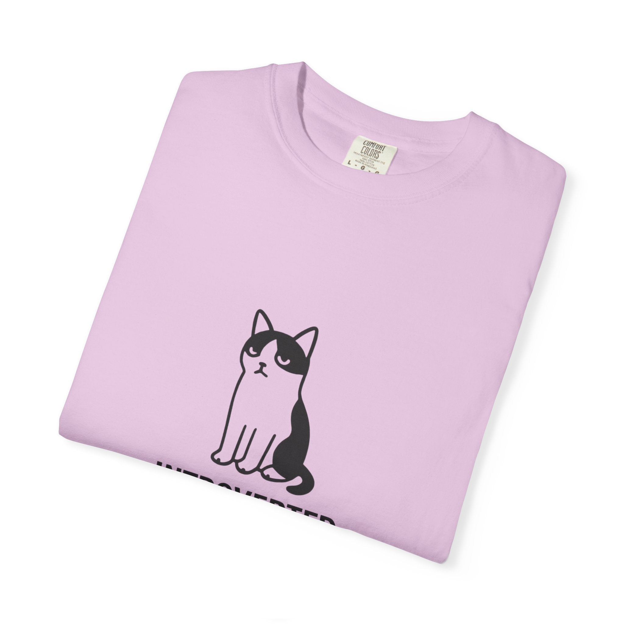 Introverted But Will Pet Cats T-shirt
