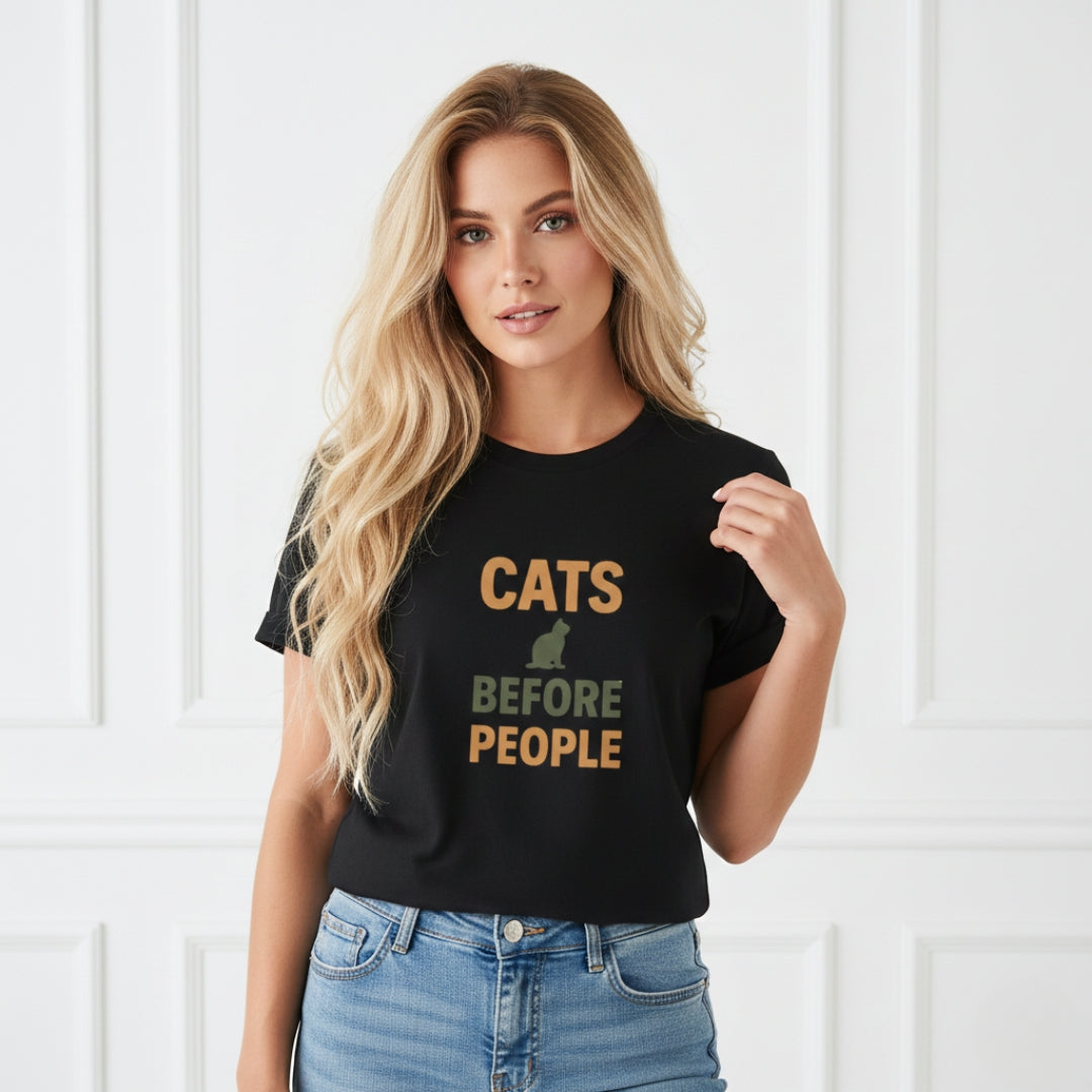 Cats Before People T-Shirt