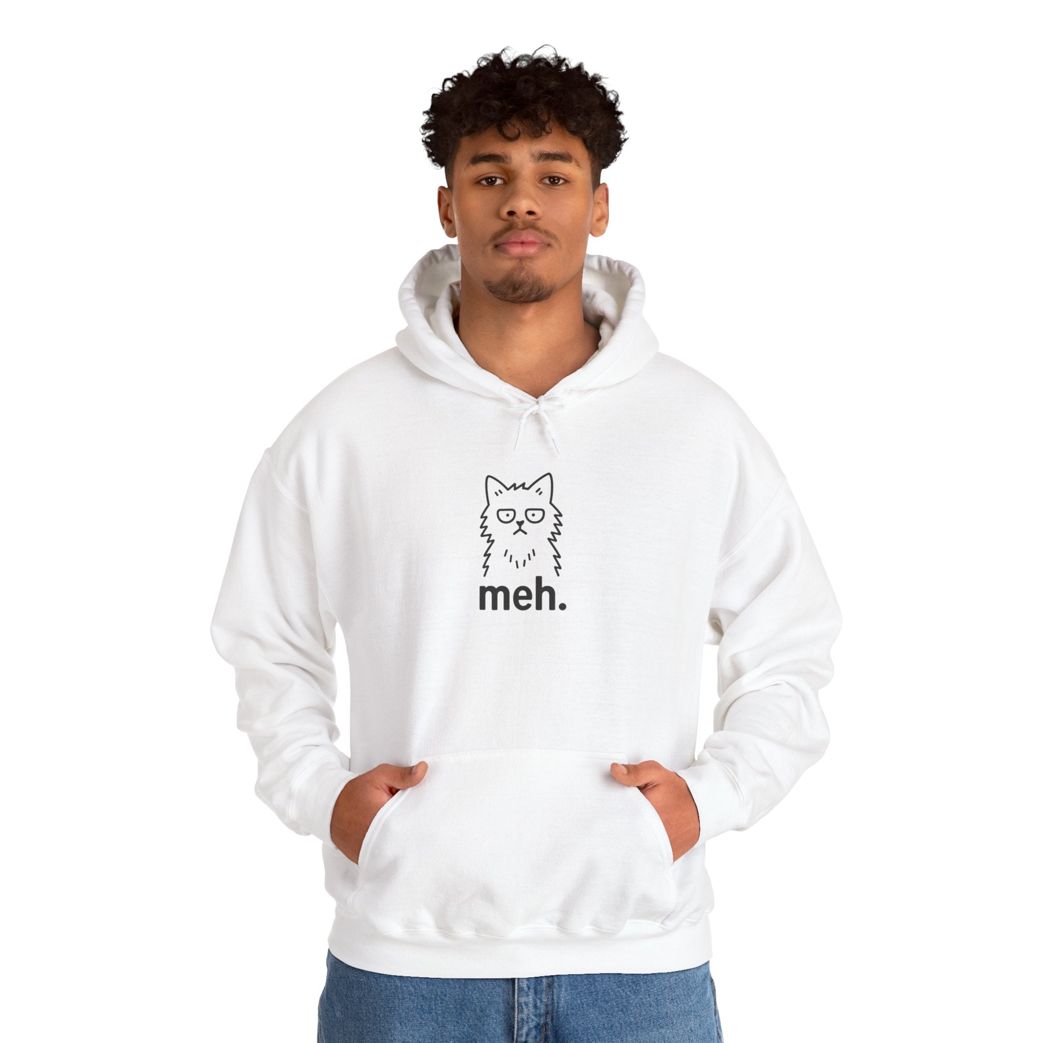 Meh Cat Hoodie