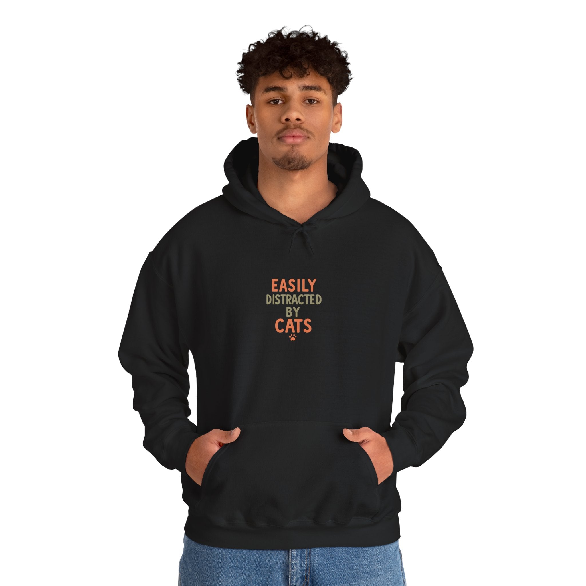 Easily Distracted by Cats Hoodie