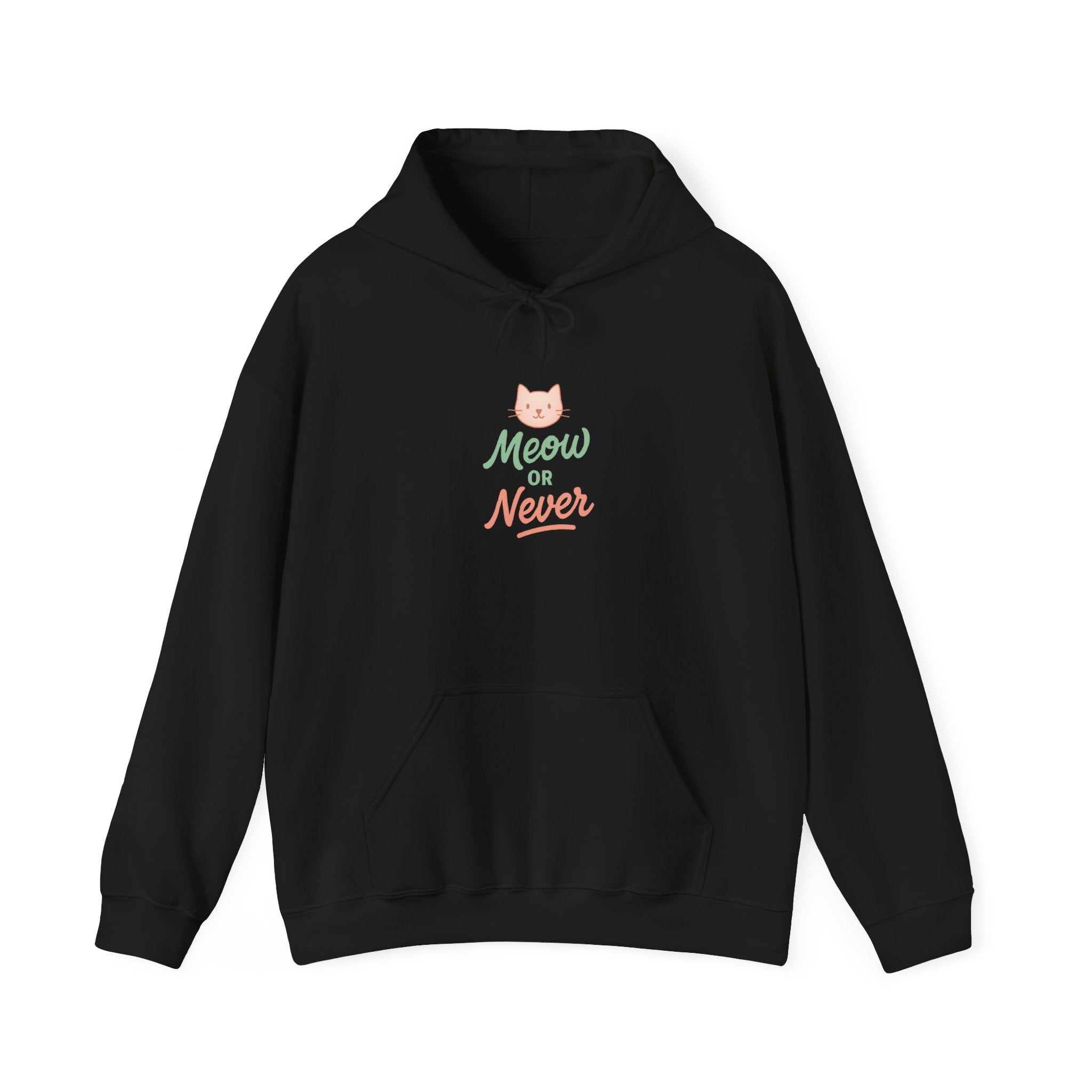Meow or Never Cat Hoodie