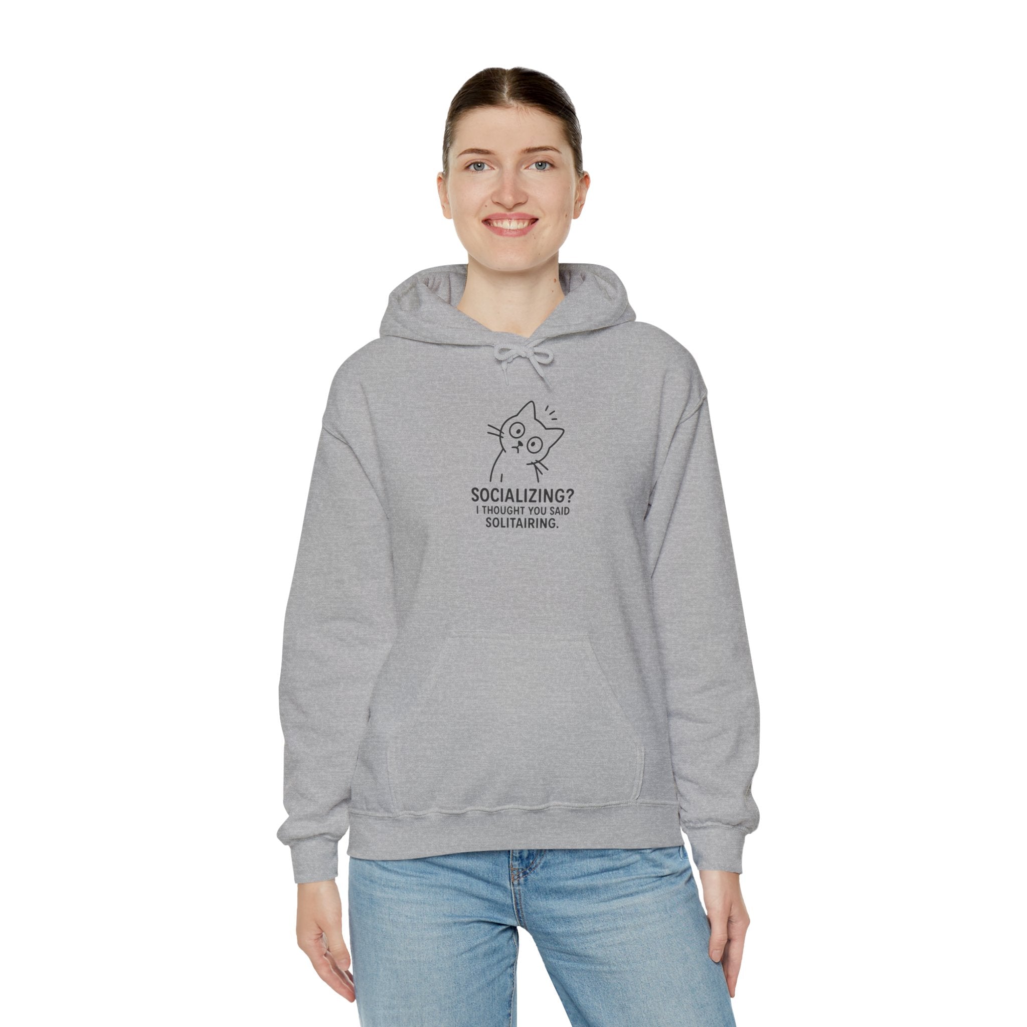 “Socializing? I Thought You Said Solitary-ing” Cute Introvert Star Graphic