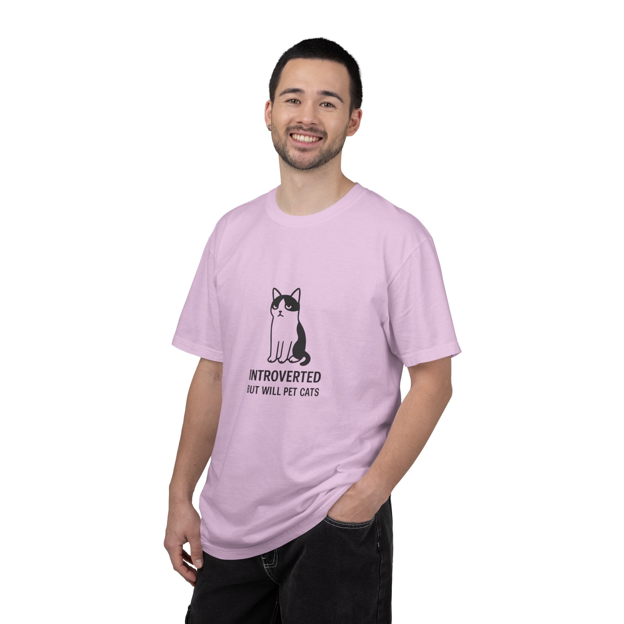 Introverted But Will Pet Cats T-shirt