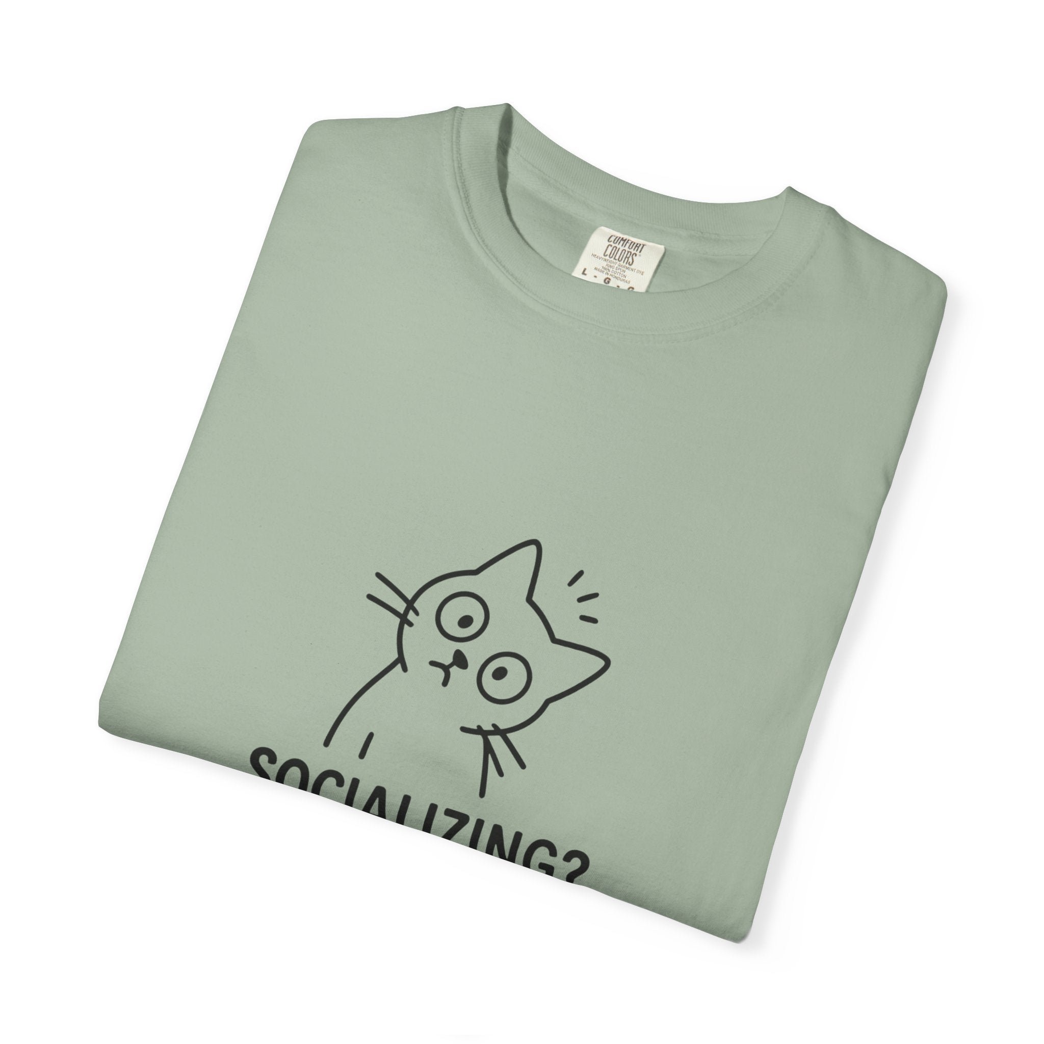T-Shirt — "Socializing? I Thought You Said Solitairing."