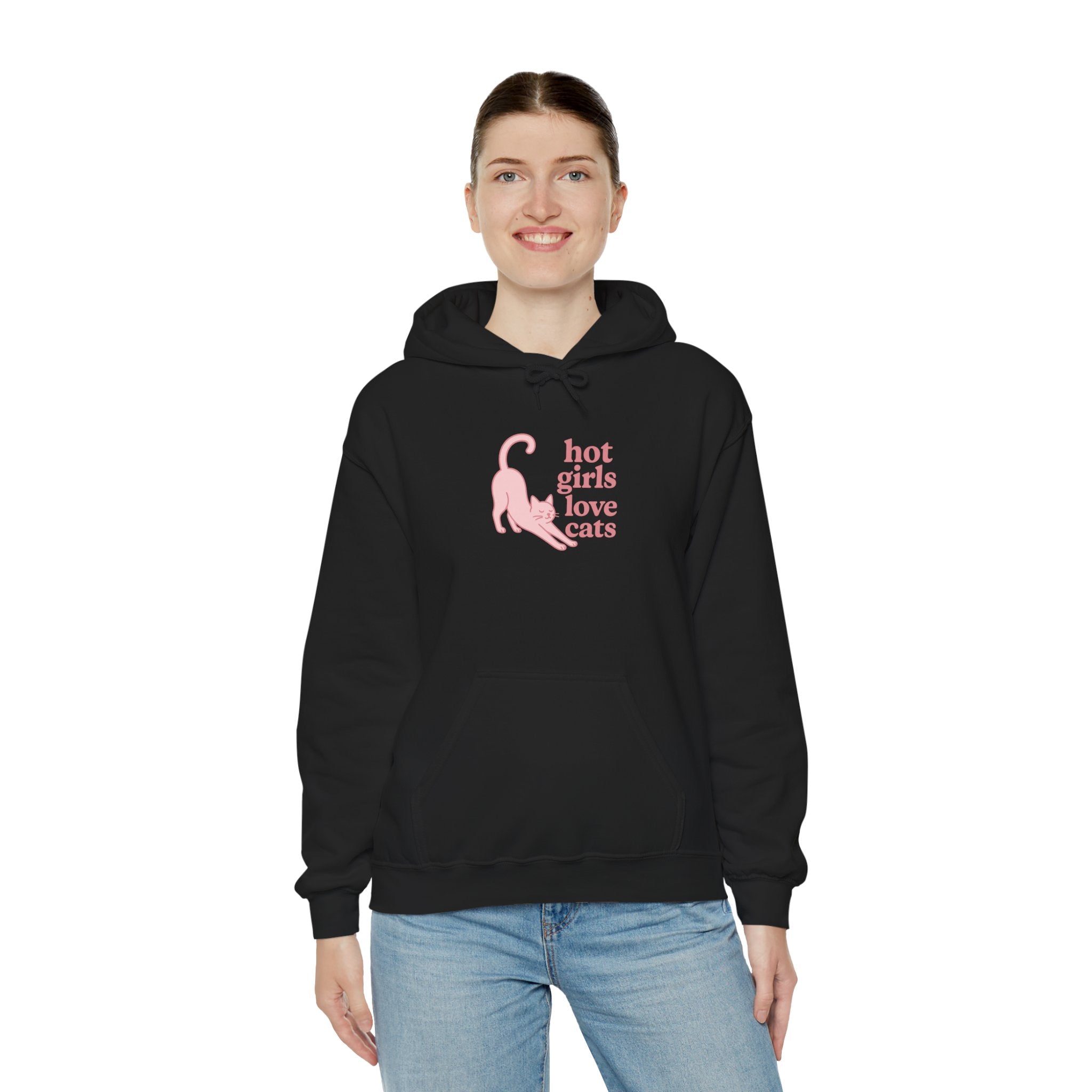 Hot Girls Love Cats Hoodie