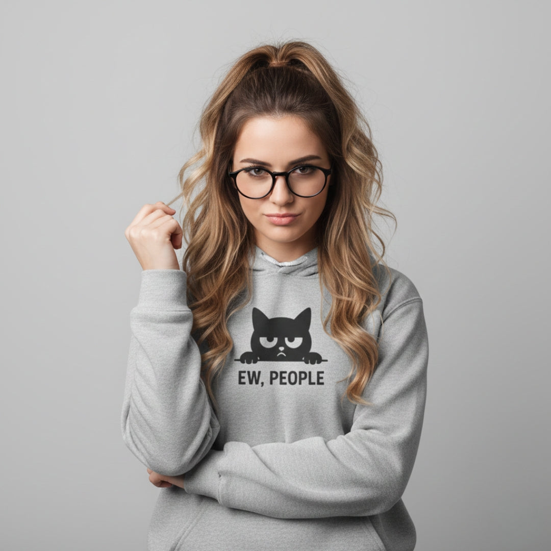 Ew, People Cat Hoodie