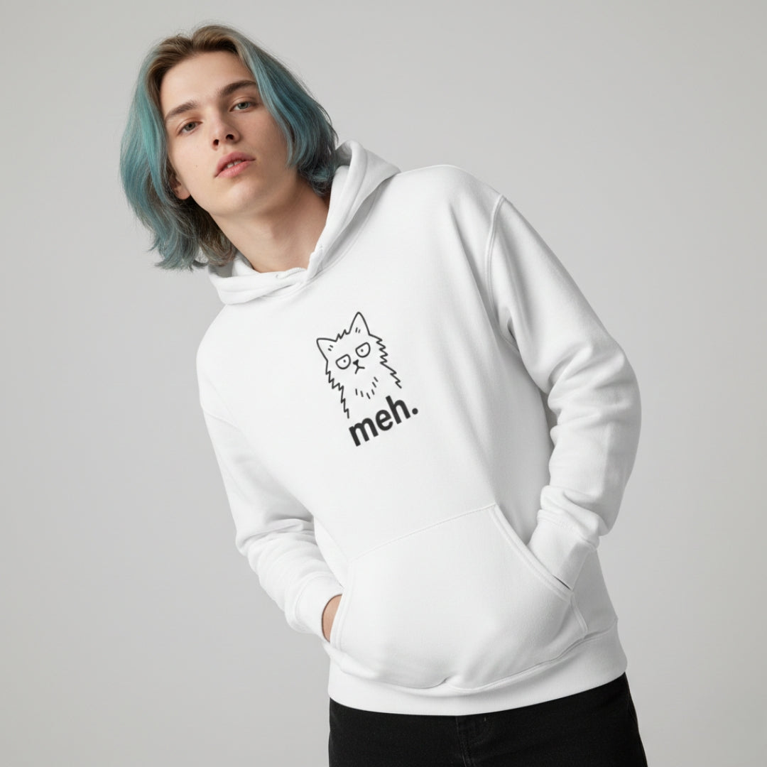 Meh Cat Hoodie