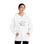 "Nope. Not Today." Minimal Lazy Cat Hoodie