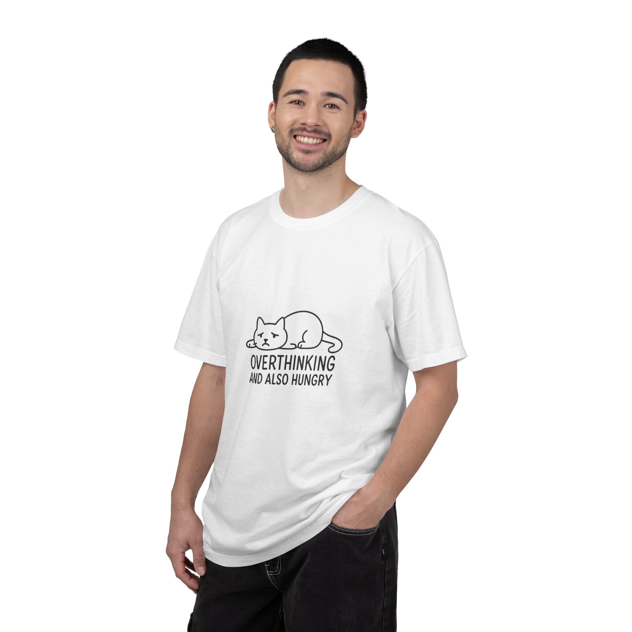 Overthinking and Also Hungry Cat T-Shirt