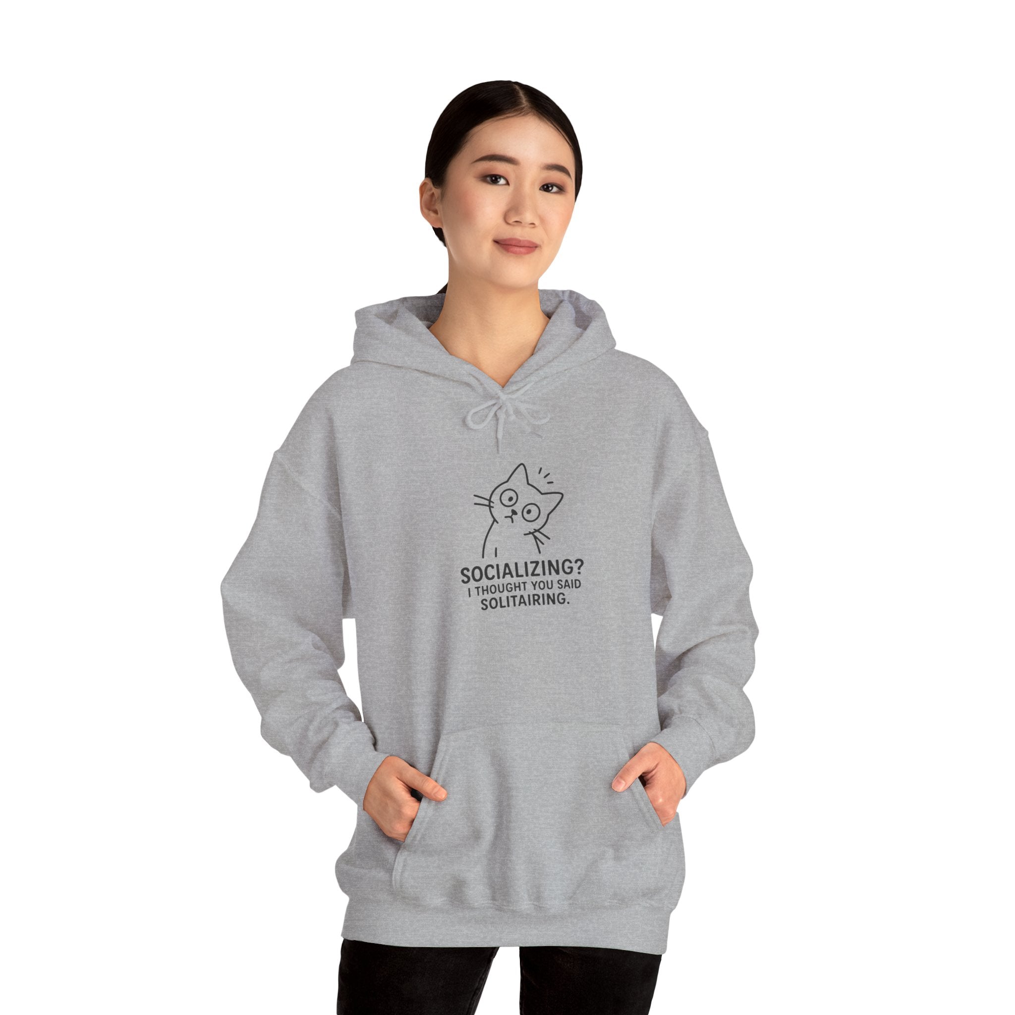 “Socializing? I Thought You Said Solitary-ing” Cute Introvert Star Graphic